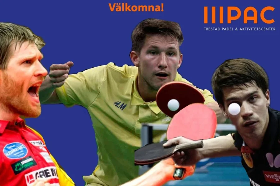 Robert Svensson, Kristian Karlsson, Patrick Franziska och en hemlig gäst visar upp sig hos 3PAC!